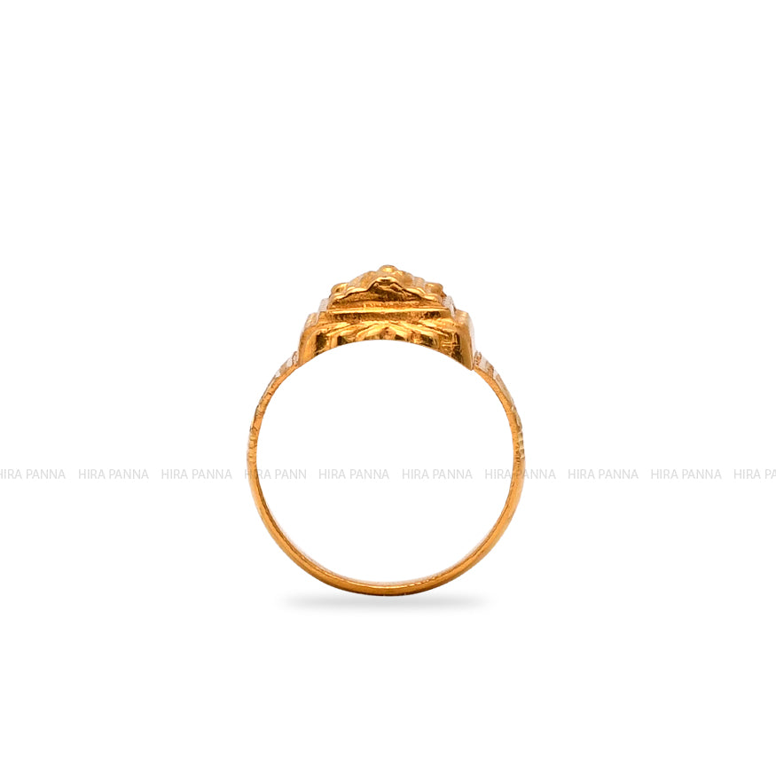 Exquisite Gold Plated Sri Tirupati Balaji Ring with CZ Stones | Lord  Venkateswara Swamy Cubiz Zironica - Perfect for Men & Women